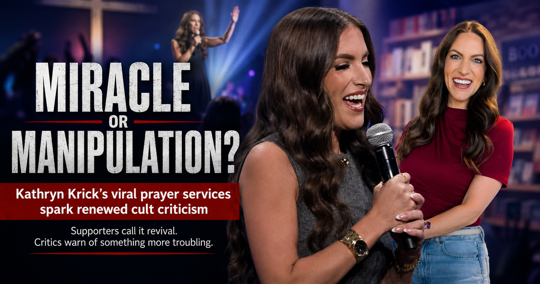 “Miracle or Manipulation?” Viral Videos of Worshippers Convulsing Put Pastor Kathryn Krick Under Fire Again