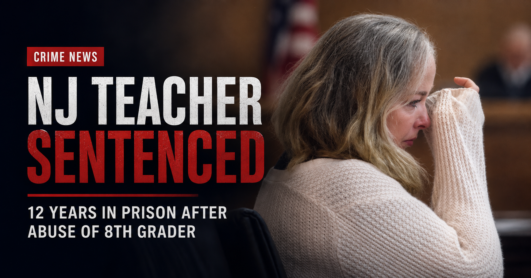 “You Are His Trauma”: Married NJ Teacher Sentenced to 12 Years After 25,000 Messages Exposed Abuse of 8th-Grade Student