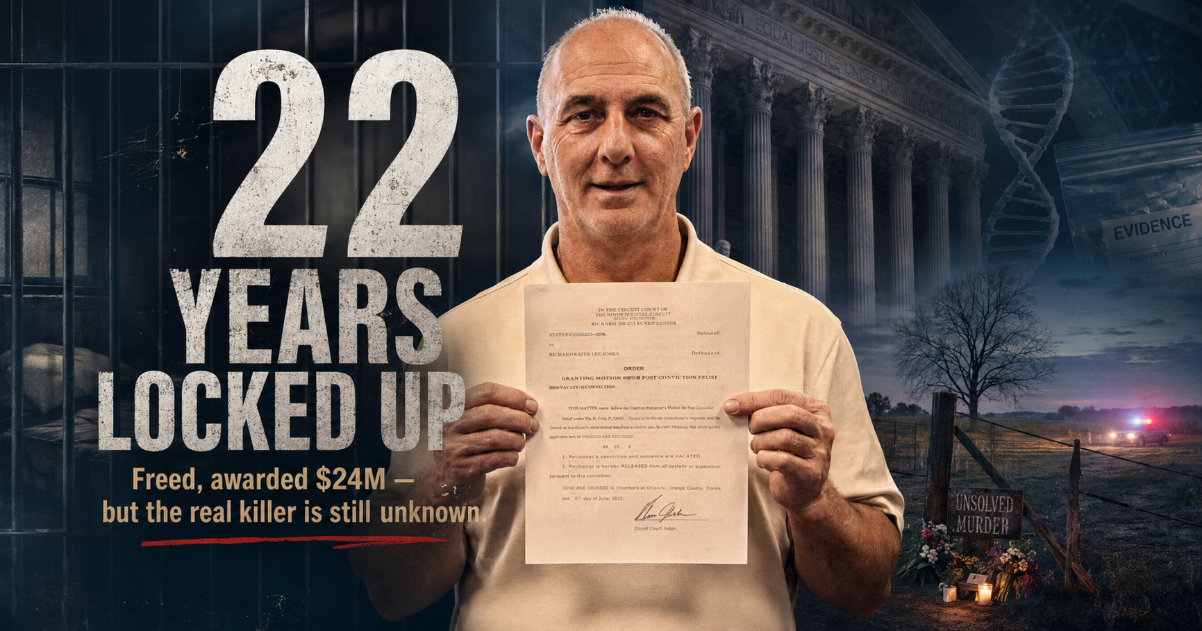 They Called It a “Satanic” Murder. He Spent 22 Years in Prison — Now He’s Won $24M and the Killer Is Still Unknown