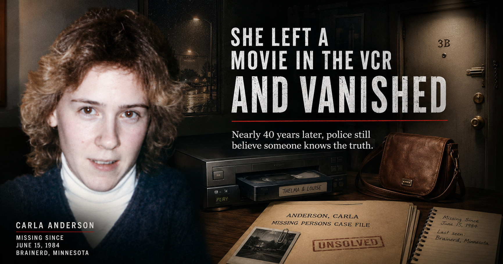 She Left a Movie in the VCR and Vanished. Nearly 40 Years Later, Police Say Someone Still Knows the Truth.