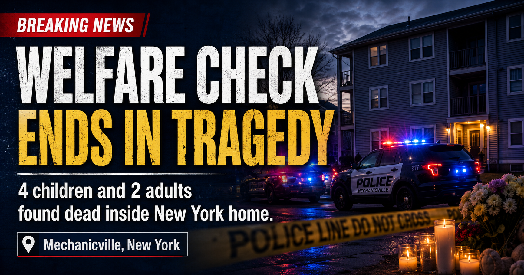 Neighbors Hadn’t Seen Them for Days. Police Found 4 Children and 2 Adults Dead Inside a New York Home